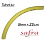TUBETTO LATTE (25cm) IN SILICONE GIALLO SAFRA - 9mmX16mm