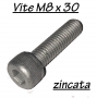VITE VTCEI M8 X 30 UNI5931- 8.8 - ZINCATA
